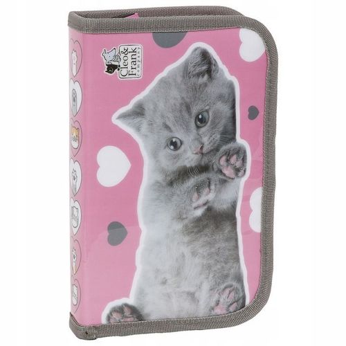 TORNISTER SZKOLNY DLA DZIEWCZYNKI Z KOTKAMI CLEO & FRANK KOTKI 3 części na Arena.pl