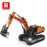 Klocki konstrukcyjne REOBRIX MECHANICAL KOPARKA STEROWANA APLIKACJĄ