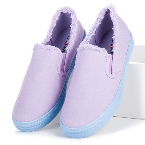 FIOLETOWE SLIPONY Rozmiar - 37 na Arena.pl