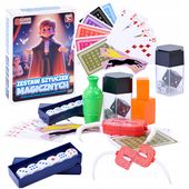 Mały MAGIK zestaw sztuczek MAGICZNYCH 8 rekwizytów dla DZIECI nauka iluzji