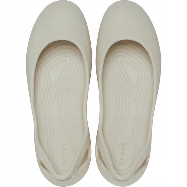 Damskie Wsuwane Buty Baleriny Baletki Crocs Kadee 210833 Flat 37-38 zdjęcie 6