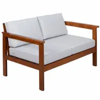 Sofa 2os. Drewniane Meble Ogrodowe Z Poduszkami CO