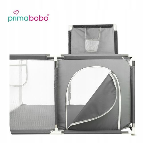 PRIMABOBO Kojec dla dziecka z koszem Duży suchy basen 126x126cm składany na Arena.pl