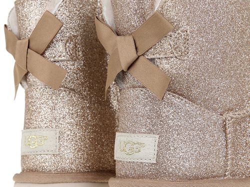 Buty UGG Mini Bailey Bow Sparkle 1100053-GOLD - 37 na Arena.pl