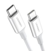 Kabel USB-C UGREEN US264 60W Szybkie Ładowanie QC 0.5m Biały