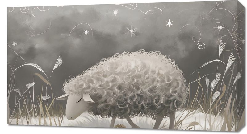 Obraz 90x50cm Bujna Owca zdjęcie 1