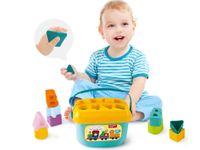 DLA DZIECI ZESTAW LITERKI SORTER W WIADERKU
