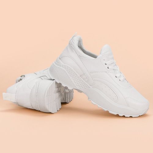 Białe Sneakersy Na Platformie r.39 na Arena.pl