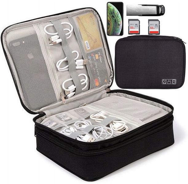 Organizer Torba Podróżna Na Kable Ładowarki Etui zdjęcie 1