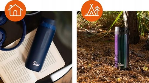 KUBEK TERMICZNY TERMOS NA KAWĘ HERBATĘ MAJESTIC SPORT NORD 600 ML na Arena.pl