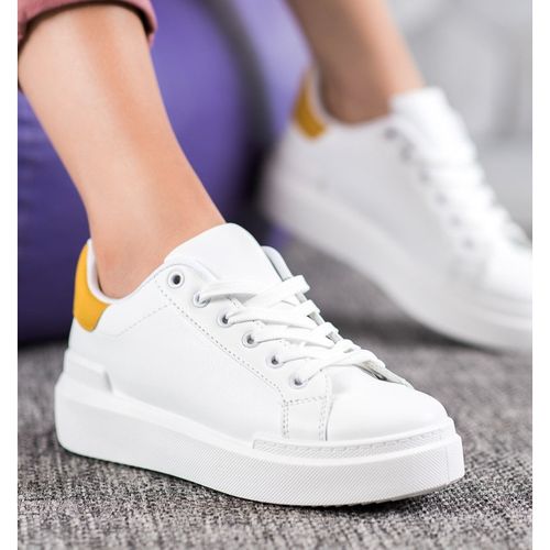 Białe Sneakersy Na Platformie r.40 na Arena.pl