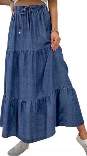 Długa maxi ponadczasowa SPÓDNICA jeans 780 na Arena.pl