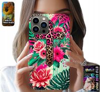 ETUI DO IPHONE 13 PRO - KRZYŻ, RÓŻA CHRZEŚCIJAŃSTWO JEZUS PLECKI