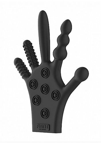 Silicone Stimulation Glove - Black na Arena.pl