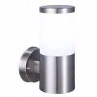 Oprawa elewacyjna kinkiet 1xE27 srebrna LEVRO