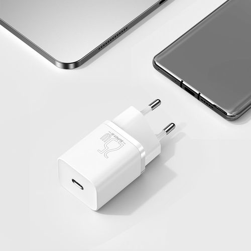 Super szybka ładowarka USB-C 25W Power Delivery Quick Charge - biały na Arena.pl