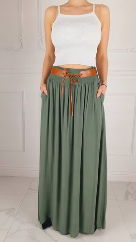 ZWIEWNA DŁUGA SPÓDNICA MAXI DO KOSTEK BOHO DAMSKA na Arena.pl