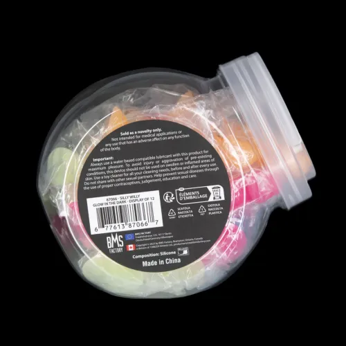 addiction silly willy zestaw 4 mini modeli silikonowych świecących 3,3 cala na Arena.pl