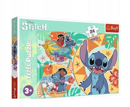 PUZZLE 24 MAXI WESOŁY DZIEŃ LILO&STITCH 14365 na Arena.pl