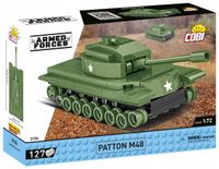 EDUKACYJNE Klocki Konstrukcyjne KOMPLET Armed Forces Patton M48 Pojazdy