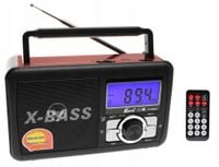 Radio Przenośne Kuchenne CYFROWE MP3 USB TF AUX FM Karaoke Z Pilotem 1088