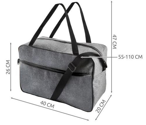 Torba do samolotu szary-lazur na Arena.pl