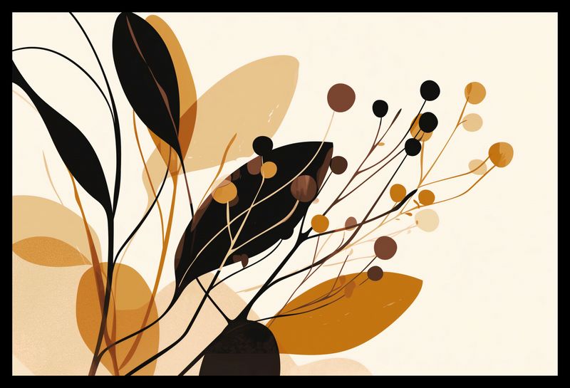 Plakat 45x30cm Jesienne Sylwety zdjęcie 2