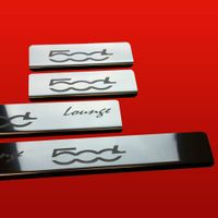 Listwa progowa FIAT 500L  500L LOUNGE Stal nierdzewna 304 połysk 4szt
