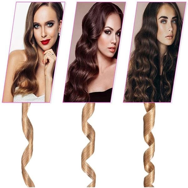 Lokówka automatyczna BEZPRZEWODOWA do włosów loków STYLIZACJI obrotowa LCD zdjęcie 2