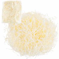 RAFFIA SIANKO WŁÓKNO ROŚLINNE DEKORACYJNA NATURALNA KREMOWA 50G