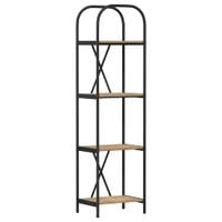 Półka na książki dąb artisan 40 x 30 x 146 cm