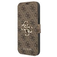 Guess GUBKP13L4GMGBR iPhone 13 Pro / 13 6,1" brązowy book 4G Big Metal Logo