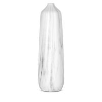 Wazon z dolomitu wysoki MIJA 13X13X42 kremowy + popielaty