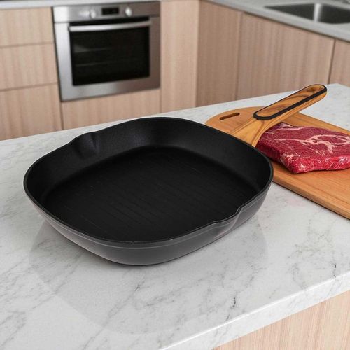 patelnia grillowa multiclad 28cm bergner bg-56041 charcoal na Arena.pl