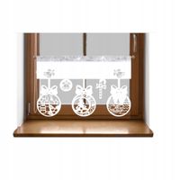 Zazdrostka lambrekin firana kuchenna ŚWIĘTA BOŻE NARODZENIE ozdoba 60x40 b