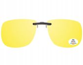 NAKŁADKI ROZJAŚNIAJĄCE POLARYZACYJNE NA OKULARY DLA KIEROWCÓW ŻÓŁTE GRATISY