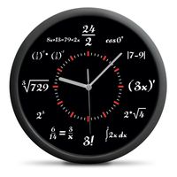 Zegar Matematyka prezent dla nauczyciela śmieszny