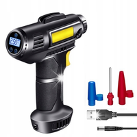 KOMPRESOR SAMOCHODOWY Pompka Sprężarka 12V LED LCD na Zapalniczkę