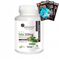ALINESS TULSI ŚW.BAZYLIA EXTRACT 5% 300MG 90 VKAPS