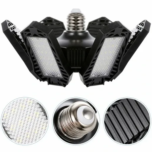 OŚWIETLENIE WARSZTATOWE GARAŻOWE PRACA SUFITOWA ŻARÓWKI LED OŚWIETLENIE zdjęcie 11