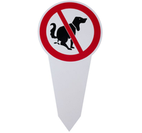 TIAKI tabliczka na trawnik To nie psia toaleta Zakaz załatwiania się psów