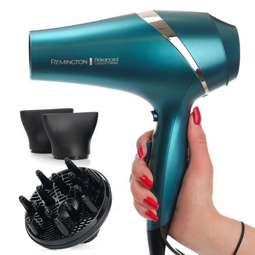 SUSZARKA DO WŁOSÓW REMINGTON Z JONIZACJĄ UV + DYFUZOR SENSOR SILNIK na Arena.pl