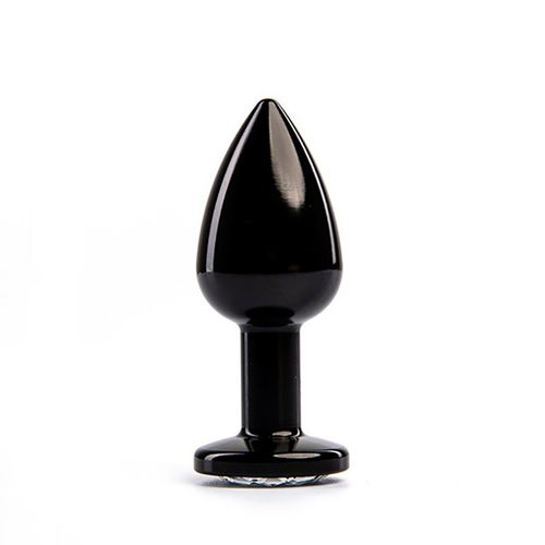 black butt plug with white diamond na Arena.pl