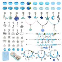 ZESTAW DO ROBIENIA BRANSOLETEK NASZYJNIKÓW KREATYWNY PREZENT DLA DZIECI