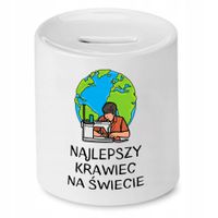 Skarbonka Dla Krawcowej Krawca Najlepszy Prezent Z Nadrukiem Ze Zdjęciem