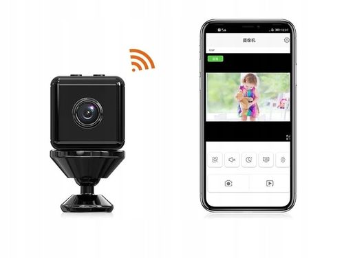Mini kamera szpiegowska SMART detekcja ukryta kamerka Mała WIFI 4K na Arena.pl