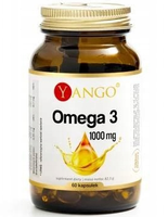 Yango OMEGA-3 1000 mg 60 kapsułek KWASY TŁUSZCZOWE wsparcie SERCE MÓZG