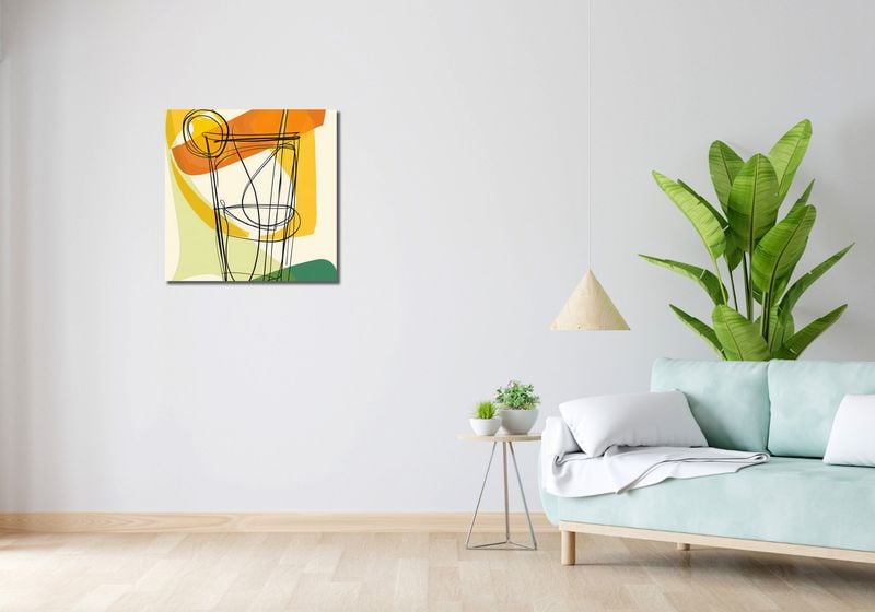 Obraz 60x60cm Koktajl Artystyczny zdjęcie 2