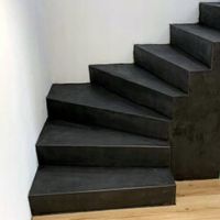 Płytki na schody 120x30 MIKROCEMENT GRAFIT SZARY