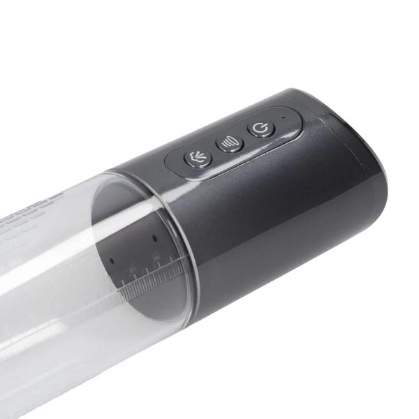 Hyperpump - Rechargeable Penis Pump - Gun Metal zdjęcie 7